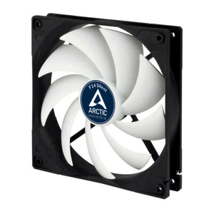 ARCTIC F14 Silent 140 mm Case Fan Ultra quiet motor 800 RPM Black/White B-Stock - Photo 1/8