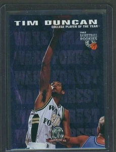 1997 97-98 Tim Duncan Score Board WAKE FOREST College Rookie SPURS RC HOT - Imagen 1 de 1