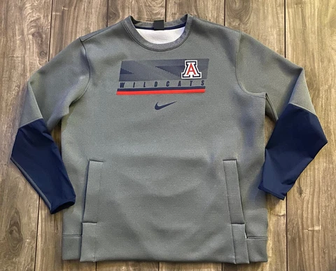 Nike Arizona Wildcats Football Team Issued On Field Pullover Sweatshirt Men's XL Cover