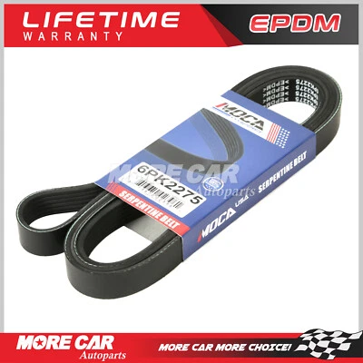 Serpentine Belt fit for 92-09 Ford Escape Focus Dodge Jeep Lexus Mazda 6PK2275 - Image 1 of 4