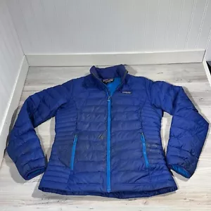 Patagonia Goose Daunenjacke Damen Gr. S blau Nano Puff Langarm Puffer *lesen* - Bild 1 von 13