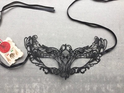 venizianische maske(Spitze Handarbeit ) neu mit Etikett - Bild 1 von 3