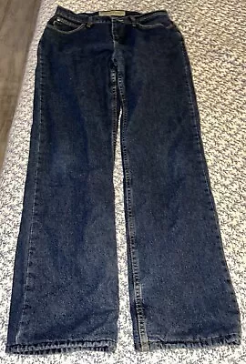 Cabelas Womens Jeans Size  8 Blue Insulated Lined Straight Denim - Image 1 of 4