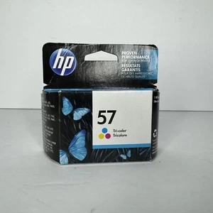 HP C6657AN 57 Tricolor Genuine OEM Printer Ink Cartridge Expired 03/2017 - Picture 1 of 5