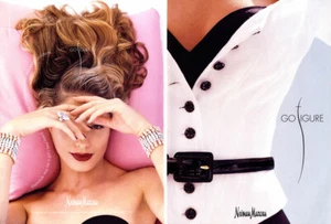 1995 Neiman Marcus Anja Kneller fashion 8-page MAGAZINE AD - Bild 1 von 4