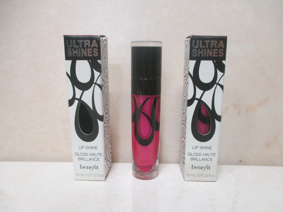 BENEFIT LIP SHINE BACK TO THE FUCHSIA 0.17 OZ BOXED LOT OF 2 - Image 1 of 1
