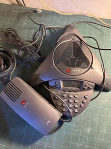 Teléfono de conferencia expandible Polycom SoundStation VTX 1000 y estación de sonido VTX - Imagen 1 de 20