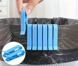 10x Bin Bag Clips Plastic Clip Clamp Holders For Kitchen Garbage Waste Trash UK* - Picture 1 of 9