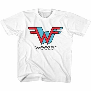 Weezer 3D W White Youth T-Shirt - Picture 1 of 2