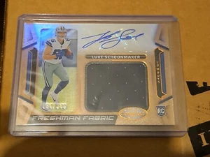 2023 CERTIFIED FRESHMAN RPA ROOKIE BRONZE LUKE SCHOONMAKER RC AUTO /349 - Picture 1 of 2