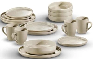 LeGer Geschirr Set Liliane 16 tlg Kombiservice Seinzeug 4 Personen Service beige - Bild 1 von 3