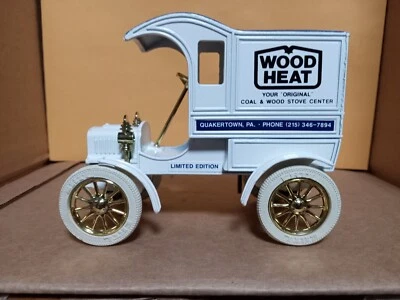 9498 ERTL 1905 MODELO T FORD BANCO DE ENTREGA LEÑA CALOR CARBÓN ESTUFA CENTRO Foto 1 de 4
