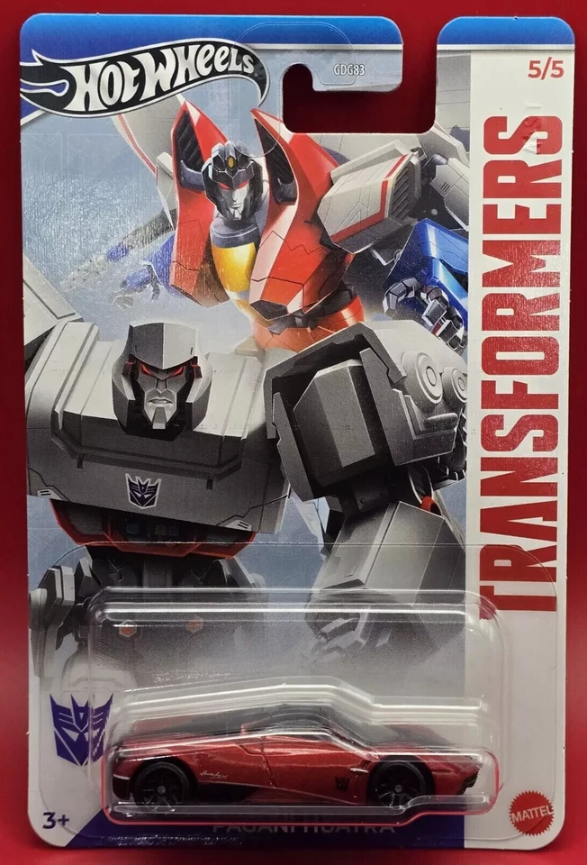 2024 Hot Wheels Transformers Walmart Exclusive Pagani Huayra 5/5 Quantity - Image 1 of 1