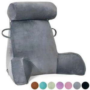 Respaldo Almohada de Lectura Reposacuello Soporte Lumbar Asiento Cojín Tumbona con Brazos - Imagen 1 de 64