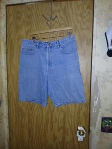 Route 66 Denim Shorts Relaxed Fit Men Size 34 Inseam 9" Blue Jorts Vintage - Picture 1 of 16