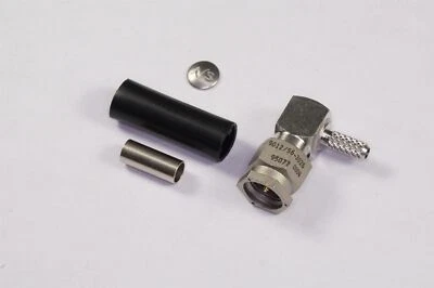M39012/56-3026 SV Microondas SMA Conector Macho Ángulo Recto Crimpado 12.4GHz SS NOS Foto 1 de 3