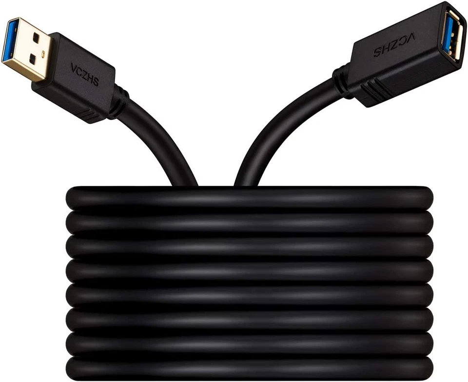 VCZHS USB Extension Cable 20 Ft - USB 3.0 Extension Cable USB Male to Female ... - Image 1 of 1