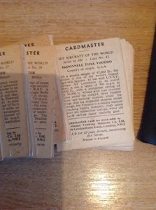 M62-8 Trade Card 1958 Cardmaster Jet Aircraft Of The World One Card Only No 48 - Picture 1 of 1