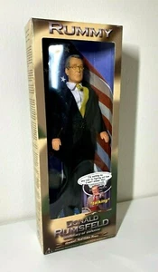 RUMMY Donald Rumsfeld SOD 12" US Real Action Heroes Talking Figure #70932 Sealed - Picture 1 of 12