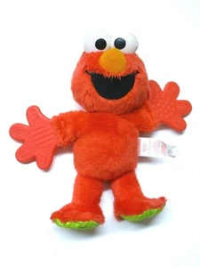 Muppet de peluche Elmo 7" sonajero Munchkin animal de peluche sésamo callejero con clip - Imagen 1 de 5