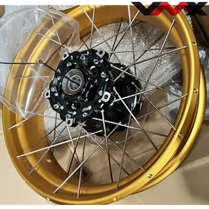 VMX 4.25*17" Tubeless Rear Wheel for BMW F750GS 2019-2024 Gold Rim Black Hub - Picture 1 of 7