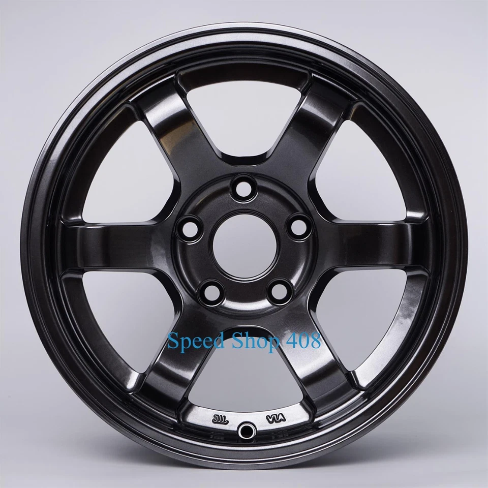 ROTA Grid Concave Wheels Hyper Black 15X8 +20 5X114 Type R EVO Eclipse DSM DRAG — 第 1/1 张图片