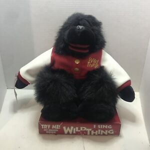 Dan Dee Wild Thing Sitting Gorilla Plush 14” Black Sings Moves NEW in package