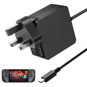 45W AC Adapter For Steam Deck Switch Charger Support PD Type-C Power Fast Charge - Picture 1 of 12