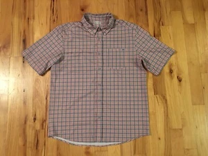 Field & Stream Cool Short Sleeve Vented Fishing Outdoor Plaid Shirt Mens Size XL - Picture 1 of 12
