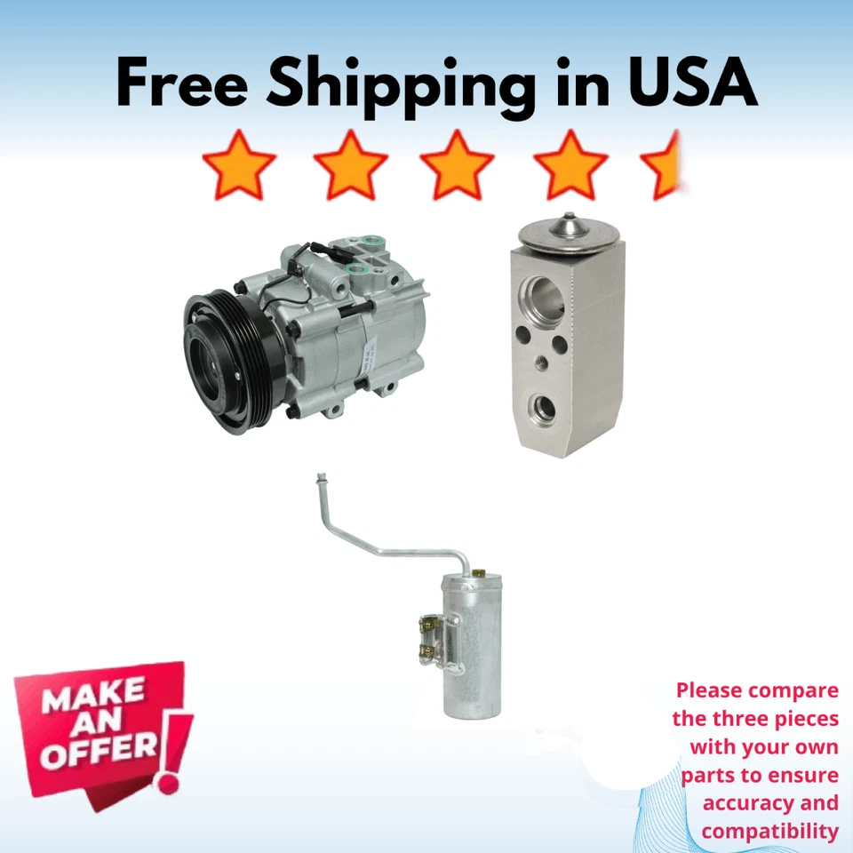 Kit Compresor A/C Fit Hyundai Sonata 2003-2004, Kia Magentis 2003-2006 Foto 1 de 4