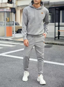 Men's Tracksuit Sweatsuits 2 Piece Set Athletic Jogging Gym Activewear Sets - Imagen 1 de 10
