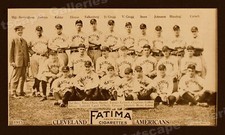 1913 Cleveland Naps Classic Baseball Team Photo Poster - 12x20