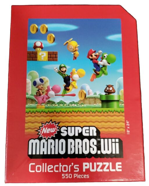 Winning Moves Super Mario and Friends 500 Piece Jigsaw Puzzle Game, Piece  Together Mario, Luigi, Yoshi, Bowser and Toad, Gift and Toy for Ages 10 Plus