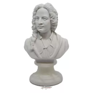 Statue: Busto di Antonio Vivaldi - Bust of Antonio Vivaldi (Made in Italy) 15 cm - Foto 1 di 3