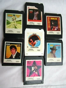 ELVIS PRESLEY..8 TRACK TAPES..LOT of 7..PICKWICK & RCA - Foto 1 di 1