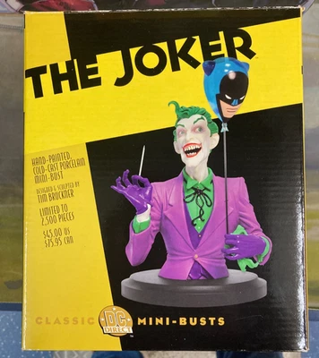 Batman Clásico DC Directo Mini Busto El Guasón Edición Limitada Nuevo Con Caja Foto 1 de 4