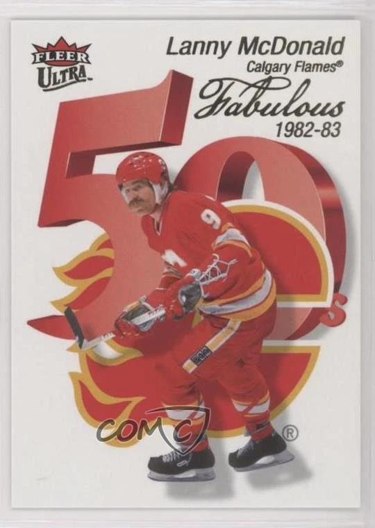 2021-22 Upper Deck Fleer Ultra Fabulous 50's Lanny McDonald #17 HOF - Image 1 of 2