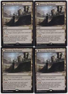 MTG 4X Hanweir Battlements X4 Eldritch Moon Magic - (3X NM & 1X LP) - Image 1 of 2