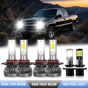 Kit de 6 faros antiniebla LED para Chevy Silverado 1500 2500 HD 1999-2002 - Imagen 1 de 16