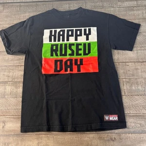 WWE "Happy Rusev Day" schwarzes Herren T-Shirt Gr. M Wrestling - Bild 1 von 6
