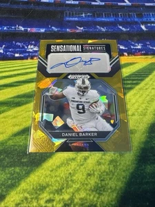 Selecciones de draft Panini Prizm 2023 Sensational Signatures Gold Ice Daniel Barker - Imagen 1 de 2