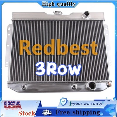 3row Radiator For 59-65Chevy Impala/Bel Air/El Camino/Chevelle/Biscayne 3.2-7.0L Foto 1 de 4