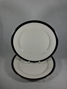 CARICO FINE CHAINA  MYSTIQUE 7955 MADE IN JAPAN, 2 DINNER PLATES 10 1/2" ROUND - Picture 1 of 12