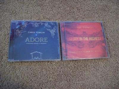 Chris Tomlin Christmas 2 CD Lot Adore Songs Worship/Glory in Highest CD *SEALED* Foto 1 de 4