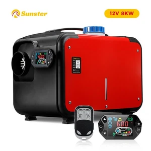 12V 8KW Dieselheizung Standheizung Lufterhitzer LCD Wohnmobil Reisewagen Caravan - Bild 1 von 12
