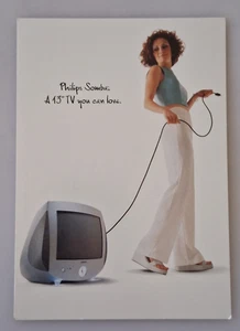 Philips Somba 13" TV Postcard from 2000 Vintage unposted - Picture 1 of 2