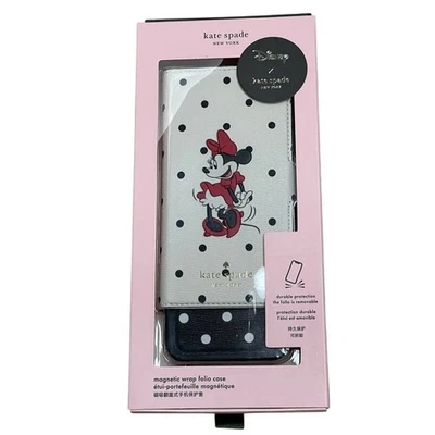 Funda Kate Spade Dots con Folio Magnético Minnie Mouse Funda iPhone 13 Pro Foto 1 de 4