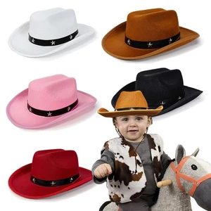 Stylish Western Cowboy Hat Children Cowboy Hat Carnival Party Hat For School - Picture 1 of 17