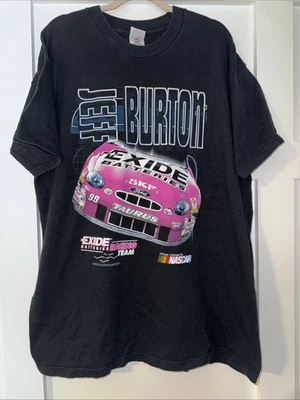 Camisa de Colección Jeff Burton Exude Batteries Equipo de Carreras Talla XL  Foto 1 de 4
