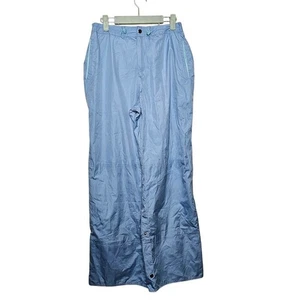 NWT Coldwater Creek light blue side snap roll athletic pants women's size medium - Picture 1 of 8